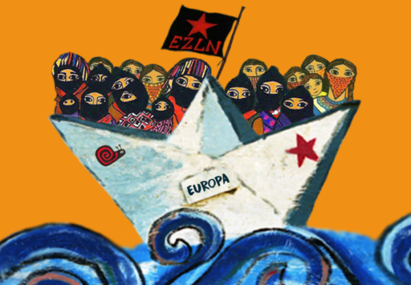Imagen de cabecera de Apoya la Gira Zapatista Europea 2021 